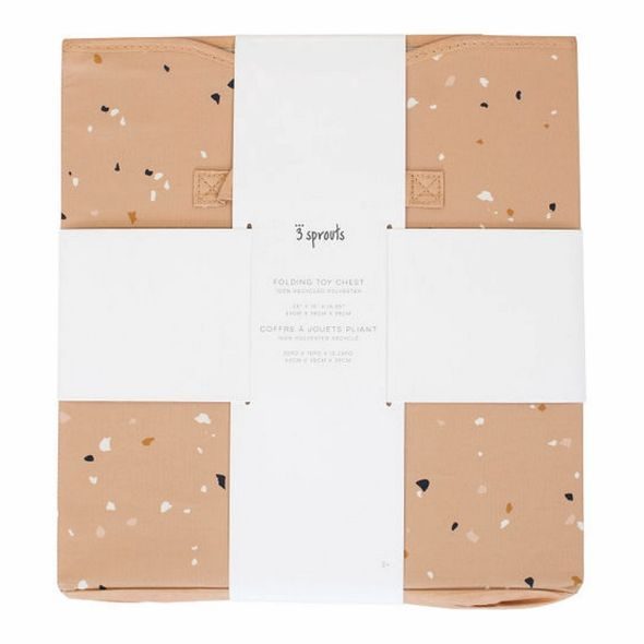 3 SPROUTS TRUHLA NA HRAČKY RECYCLED TERRAZZO/CLAY - BOXY NA HRAČKY - SPINKÁNÍ