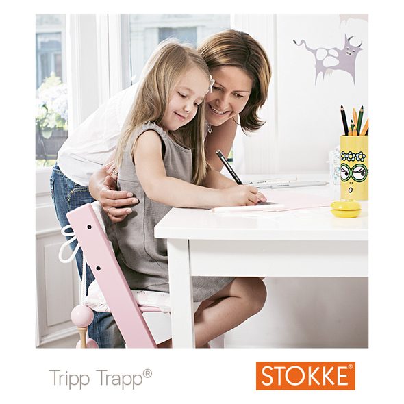 STOKKE® TRIPP TRAPP® + BABY SET + PULT ZVÝHODNĚNÁ SADA - JÍDELNÍ ŽIDLIČKY DŘEVĚNÉ - KRMENÍ