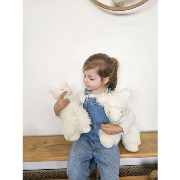 HAPPY HORSE HAPPY HORSE | LAMA LEVI N.2 VELIKOST: 38 CM - PLYŠOVÁ ZVÍŘATA - PRO DĚTI