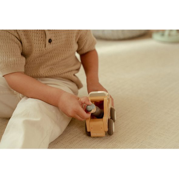 LITTLE DUTCH TAXI AUTO DŘEVĚNÉ - LITTLE DUTCH - PRO DĚTI