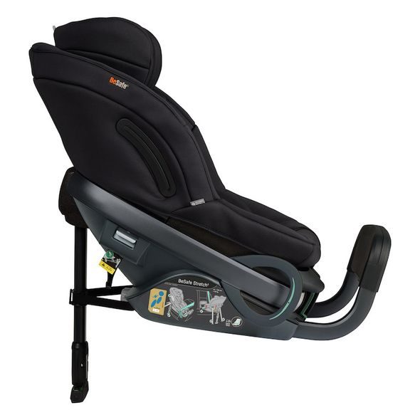 BESAFE BESAFE STRETCH2 BLACK SOFT BREEZE - AUTOSEDAČKY 0-25KG - AUTOSEDAČKY A PŘÍSLUŠENSTVÍ