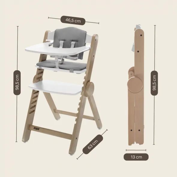 ZOPA DŘEVĚNÁ JÍDELNÍ ŽIDLIČKA CLIPP & CLAPP - JÍDELNÍ ŽIDLIČKY DŘEVĚNÉ - KRMENÍ