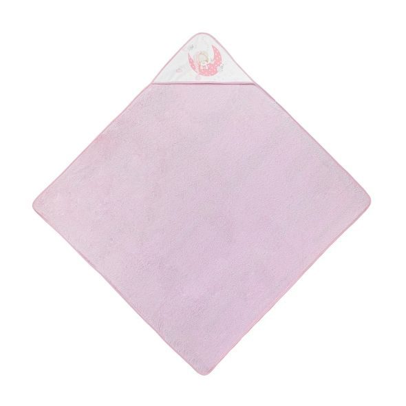 INTERBABY OSUŠKA FROTÉ MEDVÍDEK SPÍ RŮŽOVÁ - OSUŠKY A DĚTSKÉ ŽUPANY - KOUPÁNÍ A ZDRAVÍ