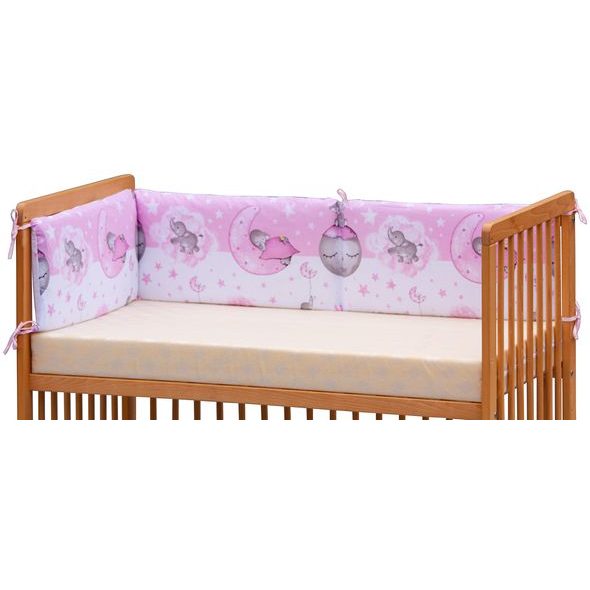 SCARLETT MANTINEL DO POSTÝLKY 4-DÍLNÝ LUCY RŮŽOVÁ 180X30CM - MANTINELY - SPINKÁNÍ