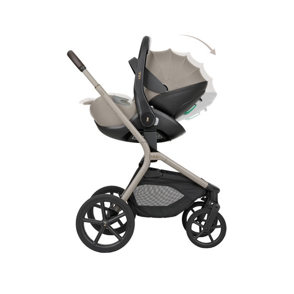 KIKKABOO SET I-CLASS 360 I-SIZE AUTOSEDAČKA 40-87CM + AUTOSEDAČKA 40-105CM + ZÁKLADNA OTOČNÁ CHAMPAGNE - AUTOSEDAČKY 0-13KG - AUTOSEDAČKY A PŘÍSLUŠENSTVÍ