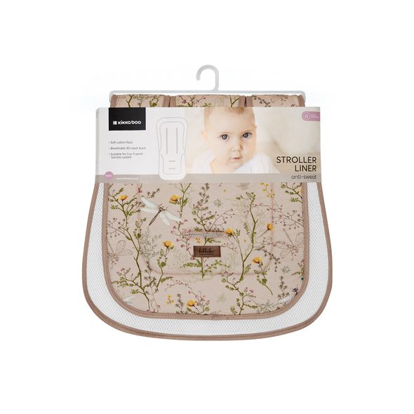 KIKKABOO PODLOŽKA DO KOČÁRKU SECRET GARDEN BEIGE - PODLOŽKY DO KOČÁRKU - KOČÁRKY A PŘÍSLUŠENSTVÍ