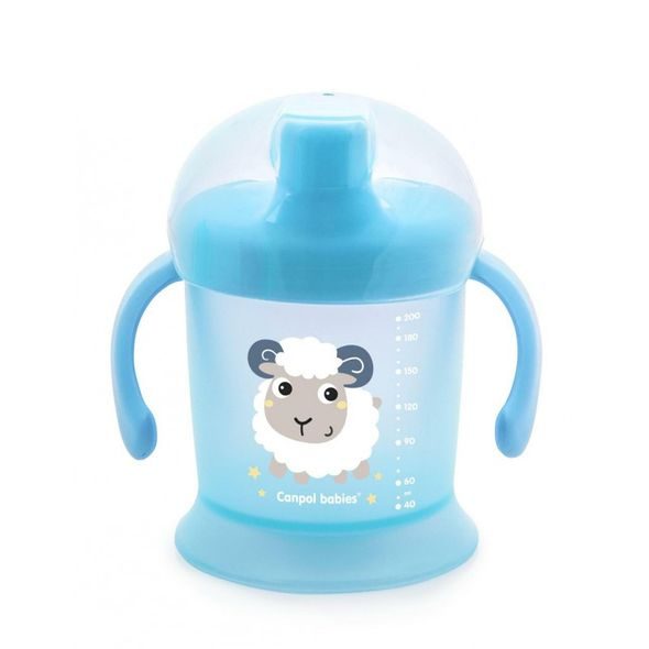 CANPOL BABIES NEVYLÉVACÍ HRNÍČEK BUNNY & COMPANY 200 ML - KOJENECKÉ LAHVE - KRMENÍ