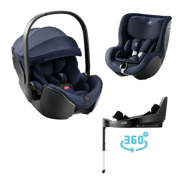 BRITAX RÖMER AUTOSEDAČKA SET BABY-SAFE PRO + VARIO BASE 5Z + AUTOSEDAČKA DUALFIX 5Z STYLE - AUTOSEDAČKY 0-13KG - AUTOSEDAČKY A PŘÍSLUŠENSTVÍ