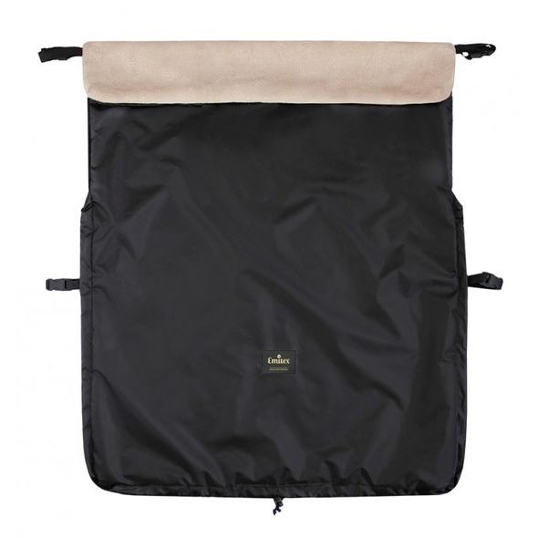 EMITEX NEPADACÍ DEKA ČERNÁ + VELVET BÉŽOVÁ - NÁNOŽNÍKY - KOČÁRKY A PŘÍSLUŠENSTVÍ