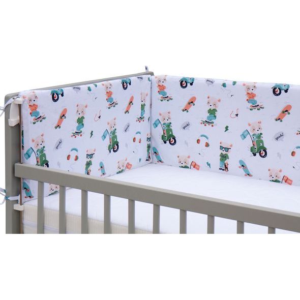 SCARLETT MANTINEL DO POSTÝLKY 4DÍLNÝ PEKO BÍLÁ 180X30CM - MANTINELY - SPINKÁNÍ