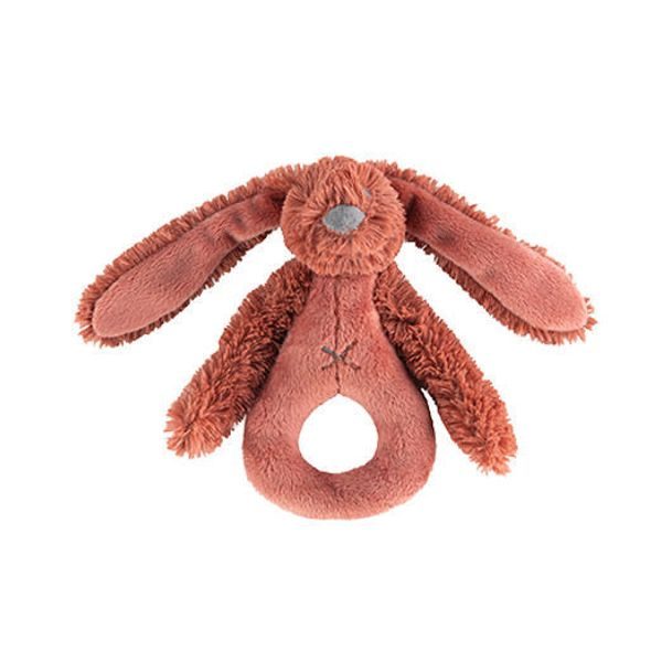 HAPPY HORSE KRÁLÍČEK RICHIE CHRASTÍTKO REZAVÝ - MALÉ HRAČKY DO RUČIČKY - PRO DĚTI