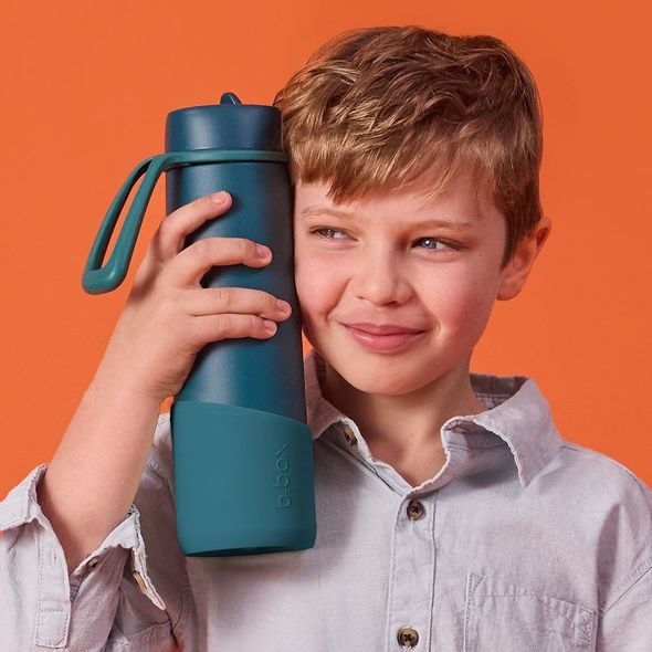 B.BOX SILIKONOVÝ CHRÁNIČ PRO TERMOLÁHEV 690 ML - SEA GLASS - SPORTOVNÍ LAHVE - KRMENÍ
