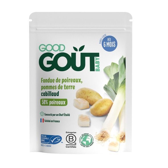 GOOD GOUT BIO PÓREK S BRAMBŮRKEM A TRESKOU (190 G) - KAPSIČKY - KRMENÍ