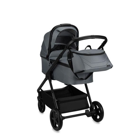 MOMI 2V1 GISELLE ŠEDÝ 2024 - DVOJKOMBINACE - KOČÁRKY A PŘÍSLUŠENSTVÍ