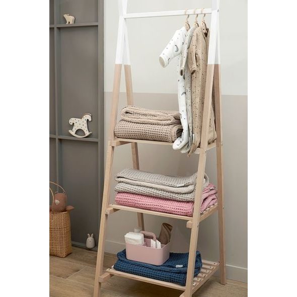 MEYCO DEKA DO POSTÝLKY WAFFLE TEDDY FLEECE - GREIGE - DĚTSKÉ DEKY PRO MIMINKA - SPINKÁNÍ