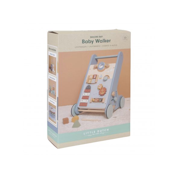 LITTLE DUTCH CHODÍTKO S AKTIVITAMI DŘEVĚNÉ NÁMOŘNICKÝ ZÁLIV - CHODÍTKA - PRO DĚTI