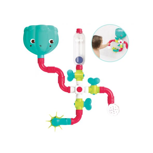 LUDI VODNÍ MLÝNEK S POTRUBÍM DO KOUPELE - HRAČKY DO VANY - PRO DĚTI