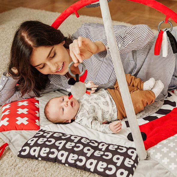 CANPOL BABIES KONTRASTNÍ HRACÍ DEKA SENSORY - HRACÍ DEKY - PRO DĚTI