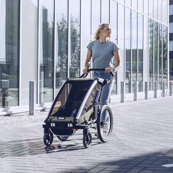 THULE CHARIOT LITE DOUBLE VINTAGE GREEN - VOZÍKY ZA KOLO - NOŠENÍ & SPORT