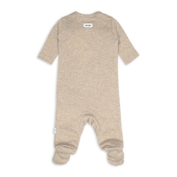 LODGER OVERAL NOVOROZENECKÝ MELANGE BEIGE VEL. 50 - OVERALY - PRO DĚTI