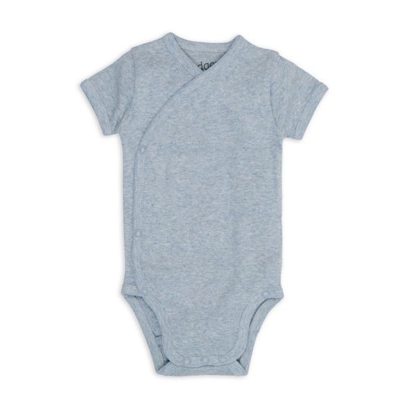 LODGER BODY S KRÁTKÝM RUKÁVEM MELANGE BLUE FOGG VEL. 68 - BODY - PRO DĚTI