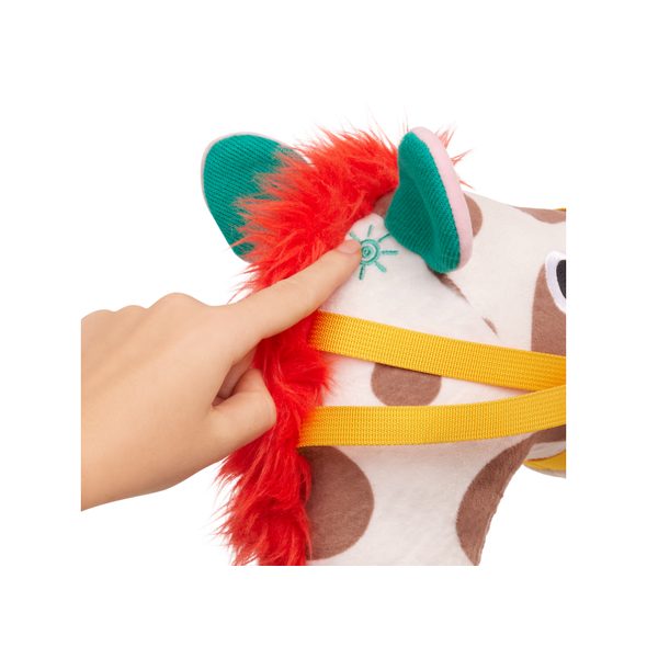 B-TOYS KONÍK NA TYČI PONY PAL - PLYŠOVÉ A MAŇÁSCI - PRO DĚTI