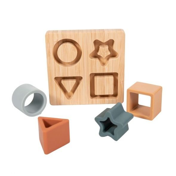 BO JUNGLE VKLÁDAČKA B-BAMBOO + SILIKONOVÉ TVARY - MOTORICKÉ A HRY - PRO DĚTI