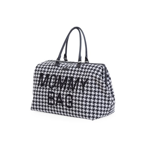 CHILDHOME PŘEBALOVACÍ TAŠKA MOMMY BAG PEPITO BLACK - PŘEBALOVACÍ TAŠKY - KOČÁRKY A PŘÍSLUŠENSTVÍ