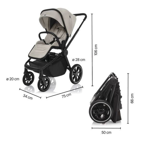 ZOPA SET MOVE CROSS 5 + HLUBOKÁ KORBA MOVE XL 5 + DÁRKY - DVOJKOMBINACE - KOČÁRKY A PŘÍSLUŠENSTVÍ