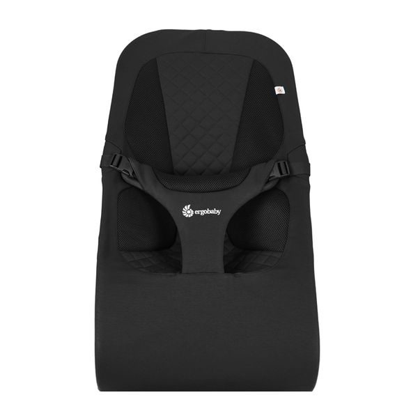 ERGOBABY EVOLVE TEXTILIE SEDÁTKA - ONYX BLACK - LEHÁTKA A HOUPADLA - SPINKÁNÍ