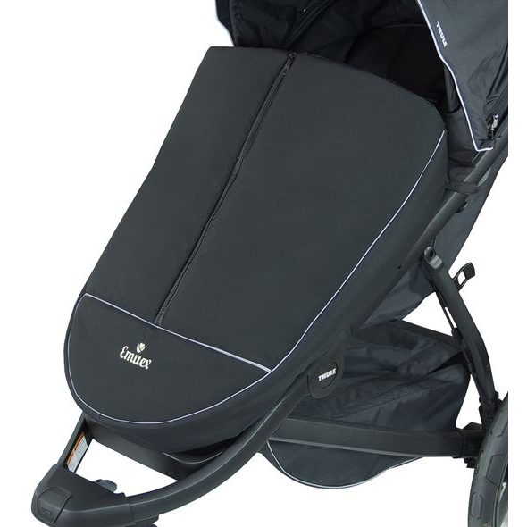 EMITEX ZIMNÍ SOFT NÁNOŽNÍK BLACK MOVE - NÁNOŽNÍKY - KOČÁRKY A PŘÍSLUŠENSTVÍ