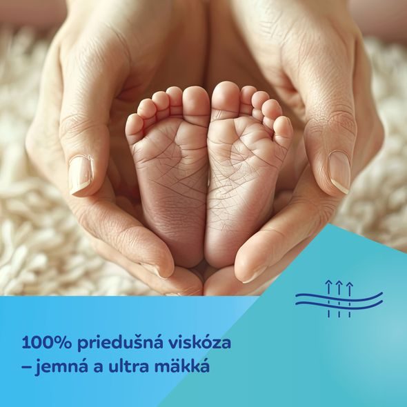 CANPOL BABIES HYGIENICKÉ JEDNORÁZOVÉ RUČNÍKY SET 2KS - VLHČENÉ UBROUSKY - PŘEBALOVÁNÍ