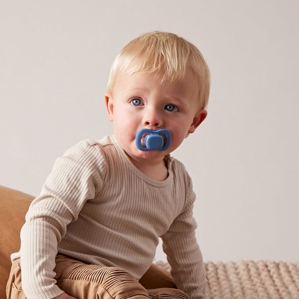 B.BOX DUDLÍKY Z PŘÍRODNÍHO KAUČUKU 6M+, 2KS - OCEAN/SKY - ŠIDÍTKA A DOPLŇKY - KRMENÍ