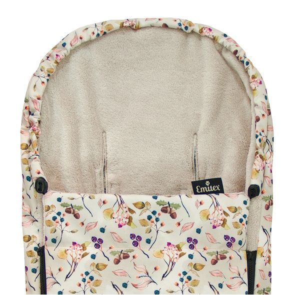 EMITEX FUSAK FLUFFY GO AUTUMN BERRIES - FUSAKY DO KOČÁRKU - KOČÁRKY A PŘÍSLUŠENSTVÍ