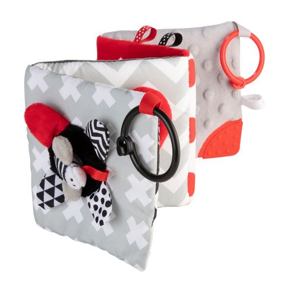 CANPOL BABIES KONTRASTNÍ EDUKATIVNÍ KNÍŽKA SENSORY - KNÍŽKY PRO NEJMENŠÍ - PRO DĚTI