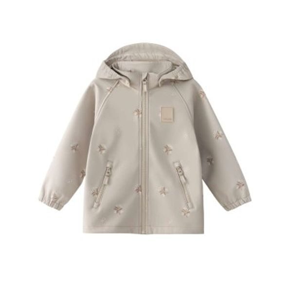 LEOKID SOFTSHELLOVÁ BUNDA LAKE SILVER CLOUD FLOWER VEL. 110 - BUNDY - PRO DĚTI
