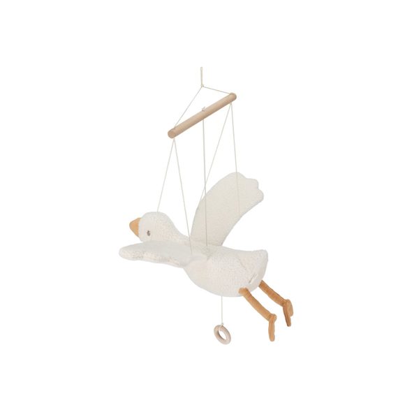 LITTLE DUTCH DEKORATIVNÍ LÉTAJÍCÍ HUSA NEWBORN NATURALS - FARMA - PRO DĚTI