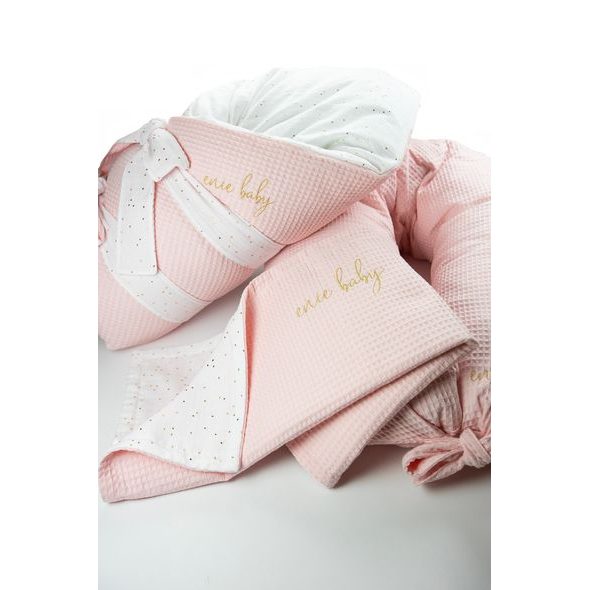 ENIE BABY KOJÍCÍ POLŠTÁŘ VAFLOVÝ RŮŽOVÝ Z PAMĚŤOVÉ PĚNY - KOJÍCÍ POLŠTÁŘE - KRMENÍ