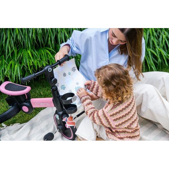 MOMI ODRÁŽEDLO MOMI FILO 3V1 RŮŽOVÁ - DĚTSKÁ ODRÁŽEDLA - PRO DĚTI