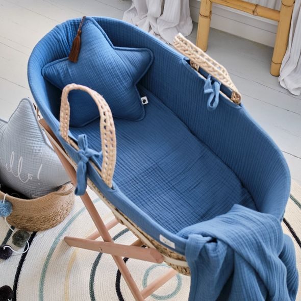 FUNNABABY KOMPLETNÍ MOJŽÍŠŮV KOŠ S VÝBAVOU PROVINCE PETROL - KOŠÍKY A KOLÉBKY - SPINKÁNÍ