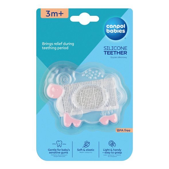 CANPOL BABIES SILIKONOVÉ KOUSÁTKO OVEČKA - KOUSÁTKA - PRO DĚTI
