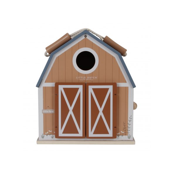 LITTLE DUTCH DOMEČEK PRO PANENKY DŘEVĚNÝ PŘENOSNÝ FARMA - DOMEČKY PRO PANENKY - PRO DĚTI