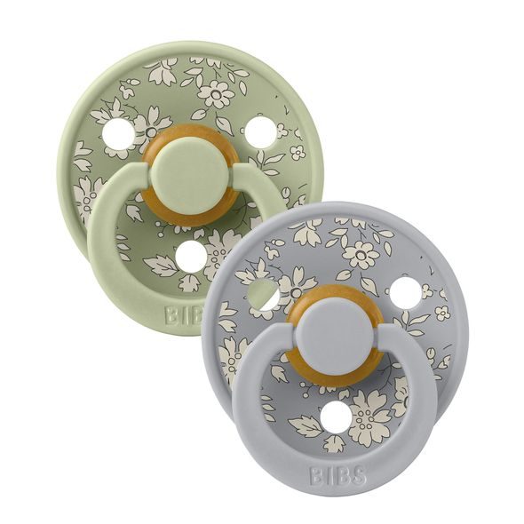BIBS X LIBERTY COLOUR DUDLÍKY Z PŘÍRODNÍHO KAUČUKU 2KS VEL. 2 - ŠIDÍTKA A DOPLŇKY - KRMENÍ