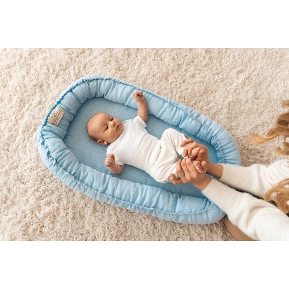 BABYMATEX HNÍZDEČKO PRESTIGE LINEN PLAIN 80X55 CM - 24 - HNÍZDEČKA - SPINKÁNÍ