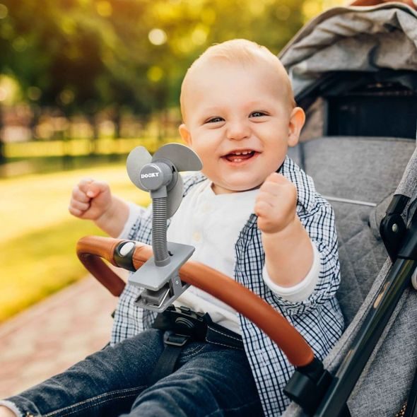 DOOKY VENTILÁTOR NA KOČÁREK STROLLER FAN SOFT FOAM - SLUNEČNÍKY A CLONY - KOČÁRKY A PŘÍSLUŠENSTVÍ