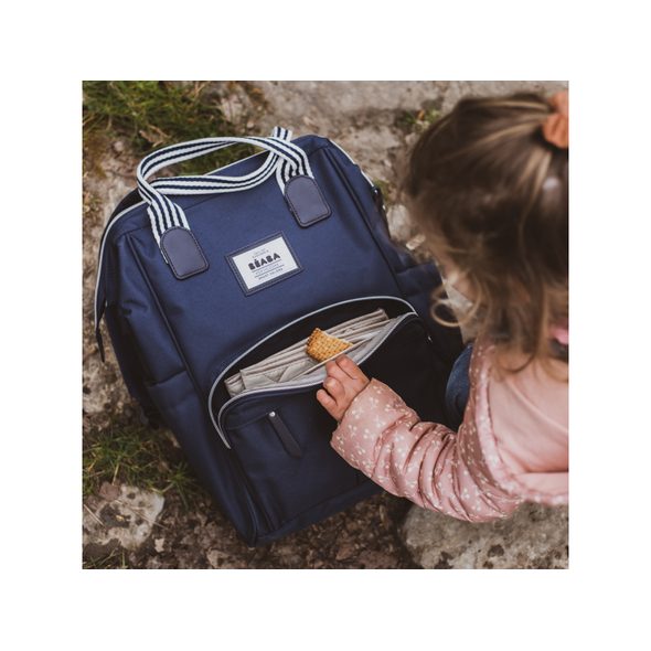 BEABA PŘEBALOVACÍ BATOH WELLINGTON BLUE MARINE - PŘEBALOVACÍ BATOHY - KOČÁRKY A PŘÍSLUŠENSTVÍ