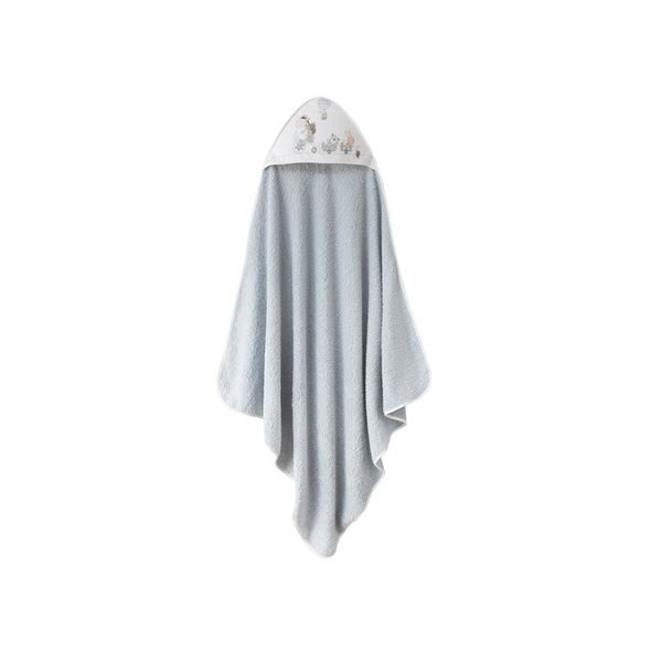 INTERBABY OSUŠKA FROTÉ ZVÍŘÁTKA - ŠEDÁ - OSUŠKY A DĚTSKÉ ŽUPANY - KOUPÁNÍ A ZDRAVÍ