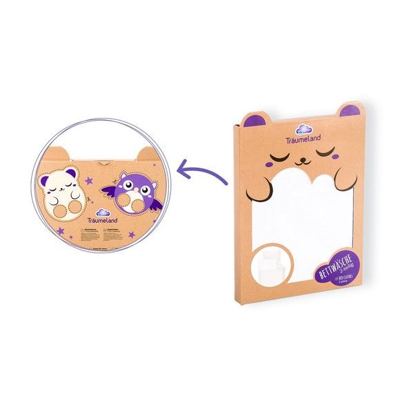 TRÄUMELAND POVLEČENÍ DO KOLÉBKY 80/80 + 35/40 ZUHAUSE - POVLEČENÍ DO POSTÝLKY - SPINKÁNÍ