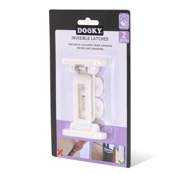 DOOKY UZÁVĚR SKŘÍNĚK 2KS WHITE - BEZPEČNOST DĚTÍ V DOMÁCNOSTI - KOUPÁNÍ A ZDRAVÍ