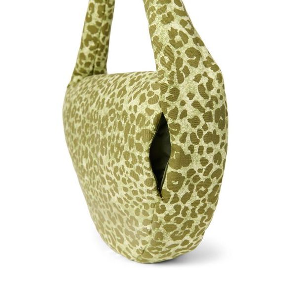 STUDIO NOOS COTTON CROSS BODY BAG GREEN LEOPARD - LEDVINKY - KOČÁRKY A PŘÍSLUŠENSTVÍ